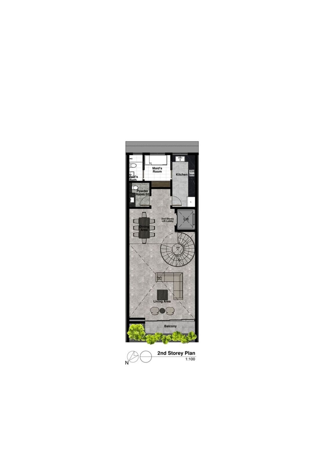 Boon Teck Rd Inter-Terraces 5 Bedroom Floor Plan 2